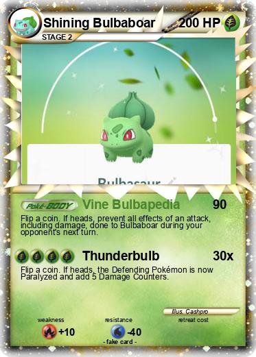 Pokemon Shining Bulbaboar