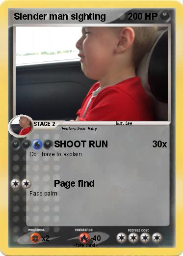 Pokemon Slender man sighting