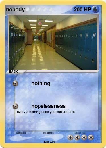 Pokemon nobody