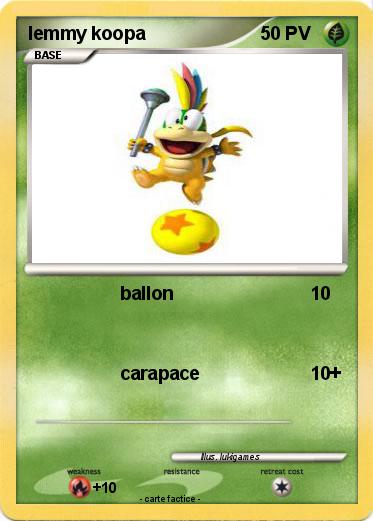 Pokemon lemmy koopa