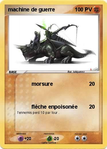 Pokemon machine de guerre