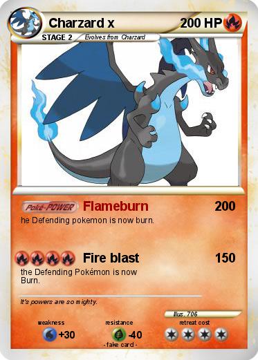 Pokemon Charzard x
