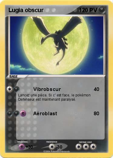Pokemon Lugia obscur