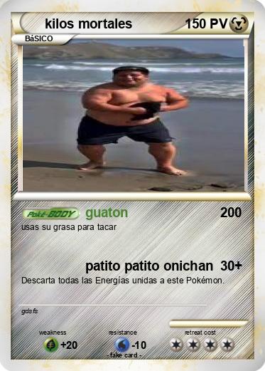 Pokemon kilos mortales
