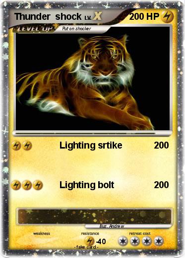 Pokemon Thunder  shock
