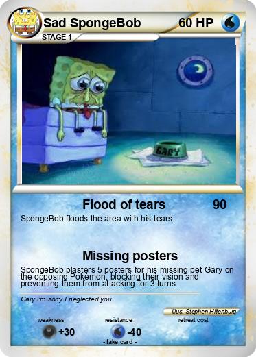 Pokemon Sad SpongeBob
