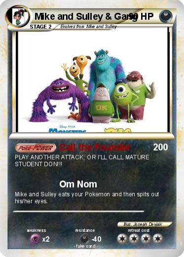 Pokemon Mike and Sulley & Gang