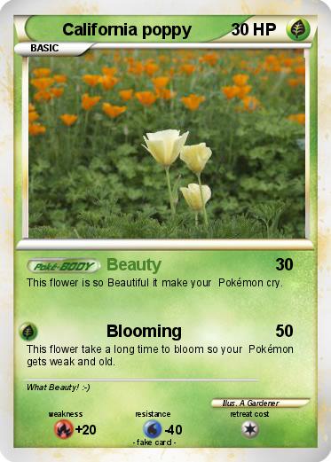 Pokemon California poppy