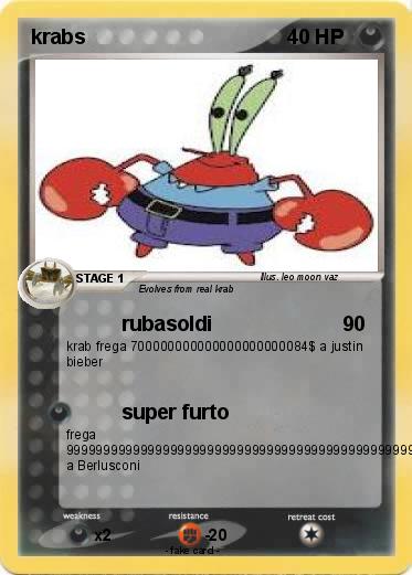 Pokemon krabs