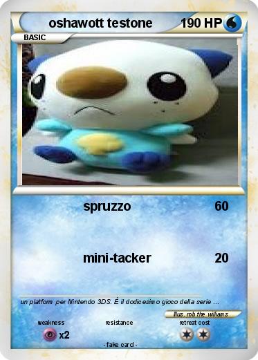 Pokemon oshawott testone