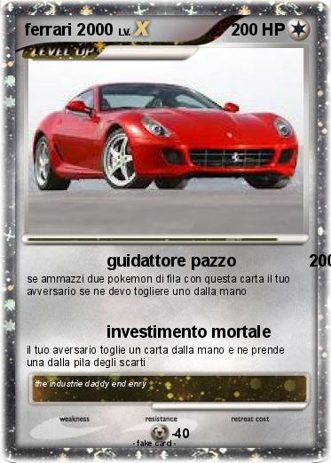 Pokemon ferrari 2000