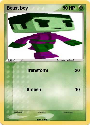 Pokemon Beast boy