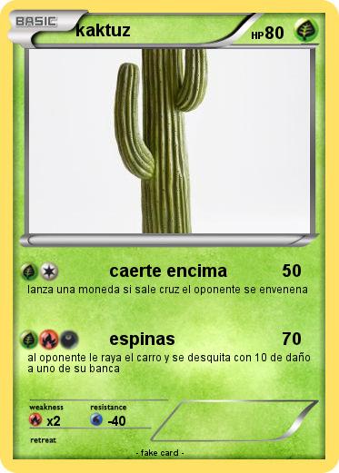 Pokemon kaktuz