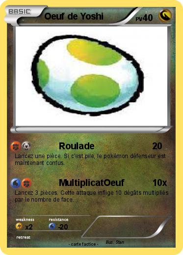 Pokemon Oeuf de Yoshi
