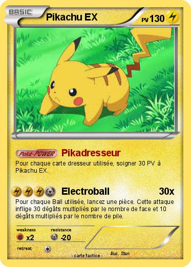 Pokemon Pikachu EX