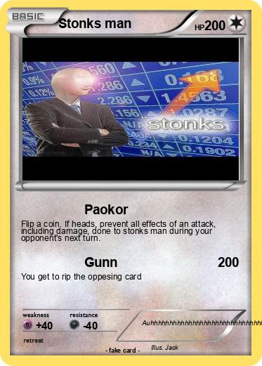 Pokemon Stonks man