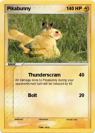 Pokemon Pikabunny