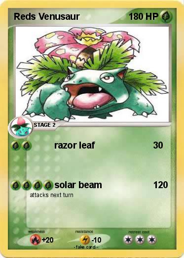 Pokemon Reds Venusaur