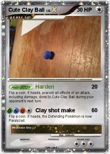 Pokemon Cute Clay Ball