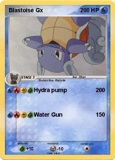 Pokemon Blastoise Gx
