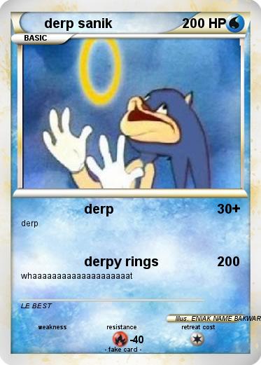 Pokemon derp sanik