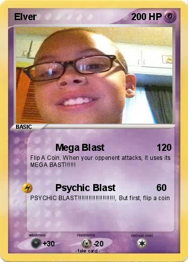 Pokémon Elver 1 1 - Mega Blast - My Pokemon Card