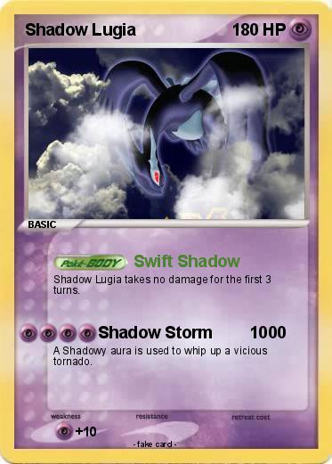 Pokemon Shadow Lugia