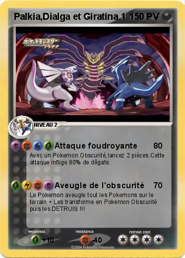 Pokemon Palkia,Dialga et Giratina 1
