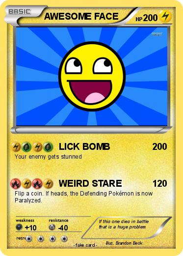 Pokemon AWESOME FACE