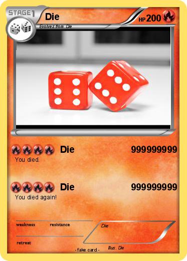 Pokemon Die