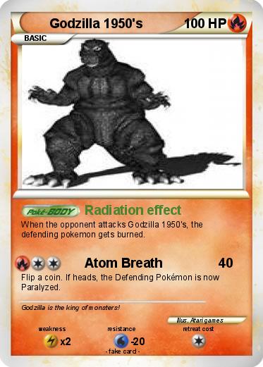 Pokemon Godzilla 1950's