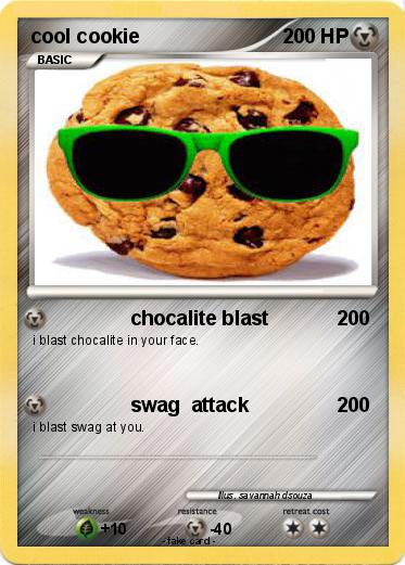 Pokemon cool cookie