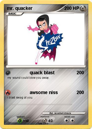 Pokemon mr. quacker