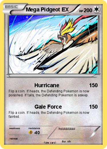 Pokemon Mega Pidgeot EX