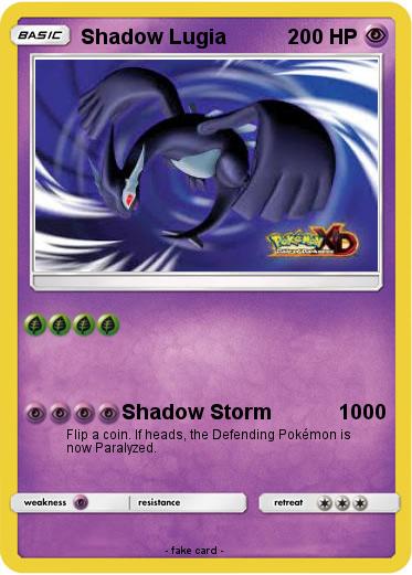 Pokemon Shadow Lugia