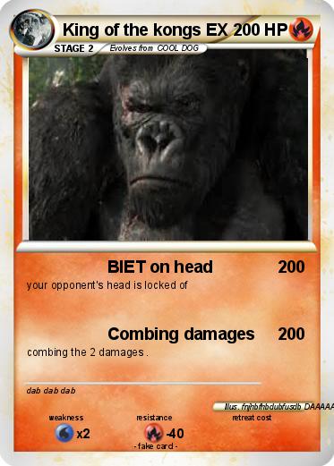 Pokemon King of the kongs EX