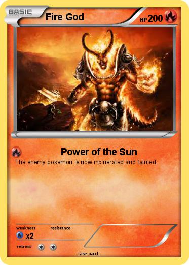 Pokemon Fire God