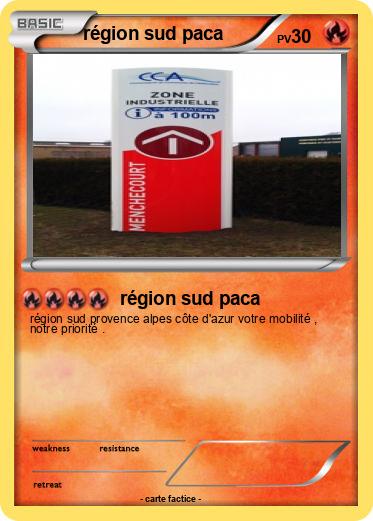 Pokemon région sud paca
