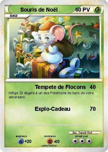 Pokemon Souris de Noël