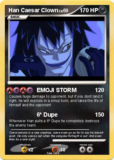 Pokemon Han Caesar Clown