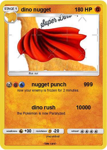 Pokemon dino nugget