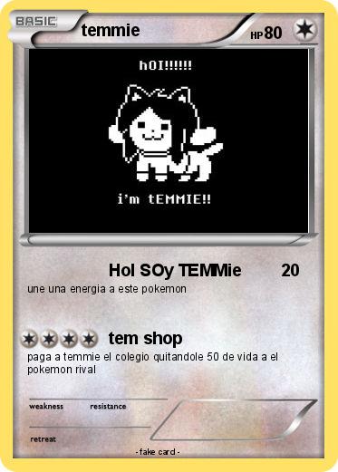 Pokemon temmie
