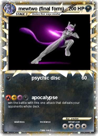 Pokemon mewtwo (final form)