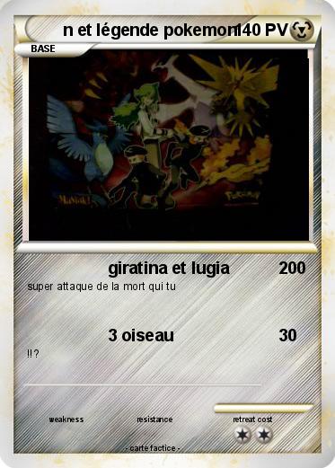 Pokemon n et légende pokemon