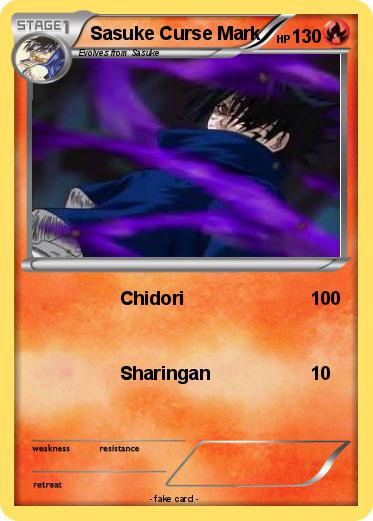 Pokemon Sasuke Curse Mark