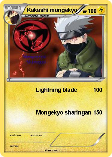 Pokemon Kakashi mongekyo