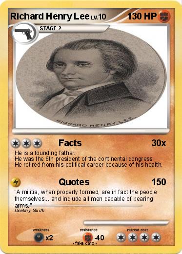 Pokemon Richard Henry Lee