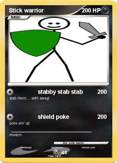 Pokemon Stick warrior