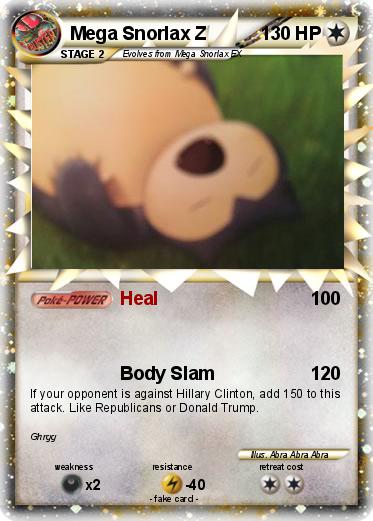 Pokemon Mega Snorlax Z
