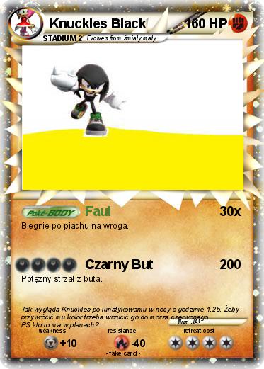 Pokemon Knuckles Black